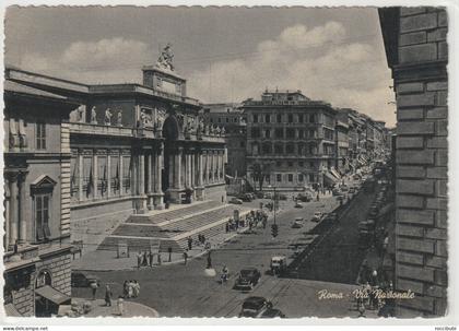 AK Italien, Roma, Via Nazionale, Lazio