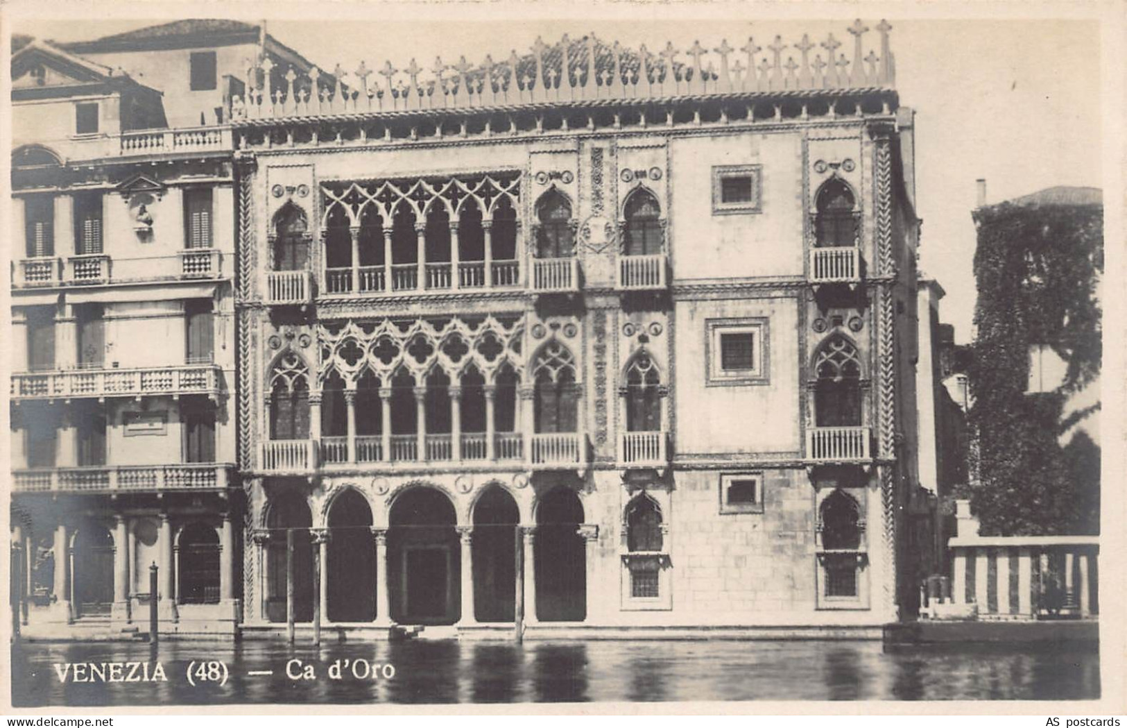 Italy Venezia Venice Ca d'Oro RPPC vintage postcard B813