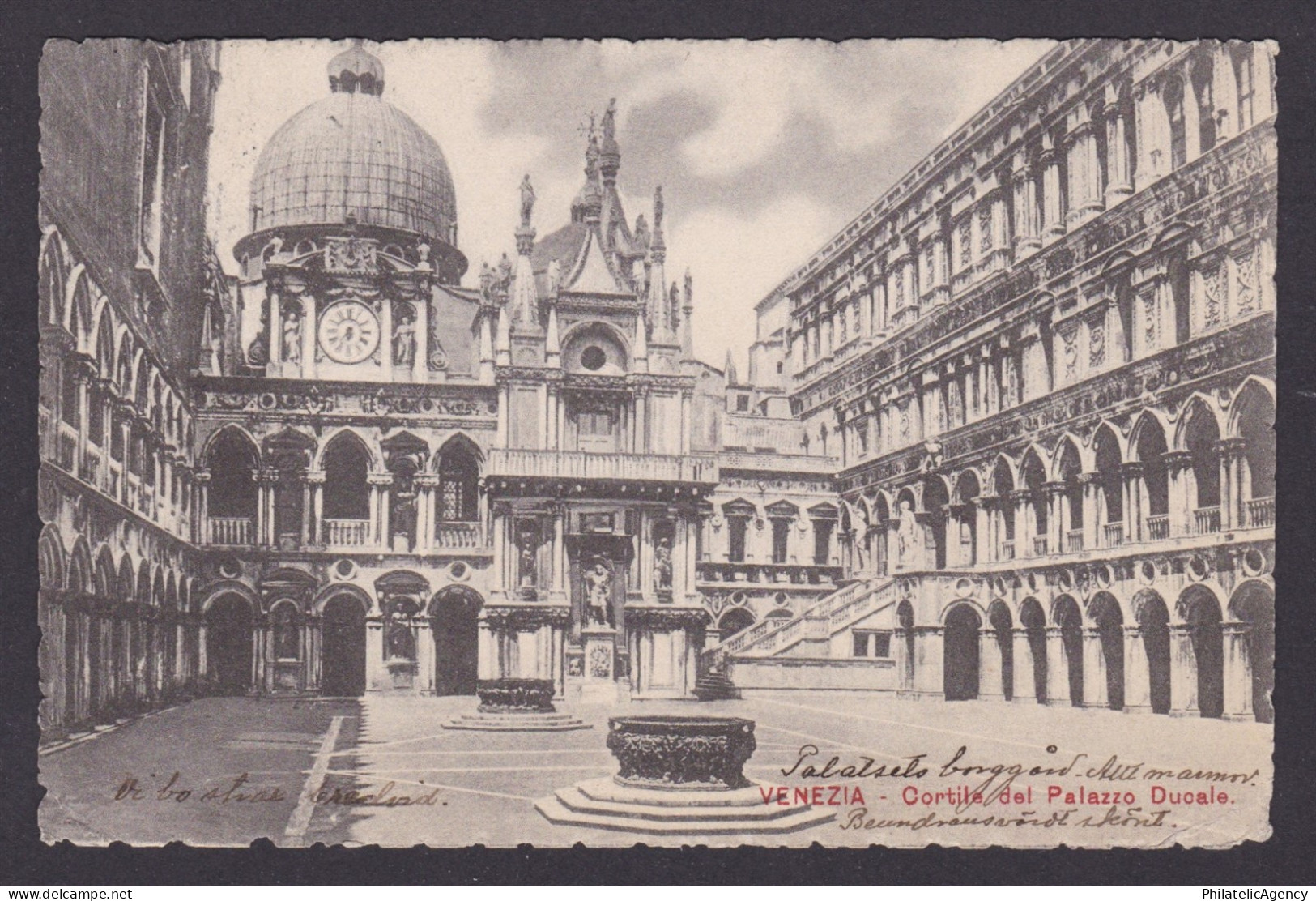 ITALY, Vintge postcard, Venice, Doge's Palace