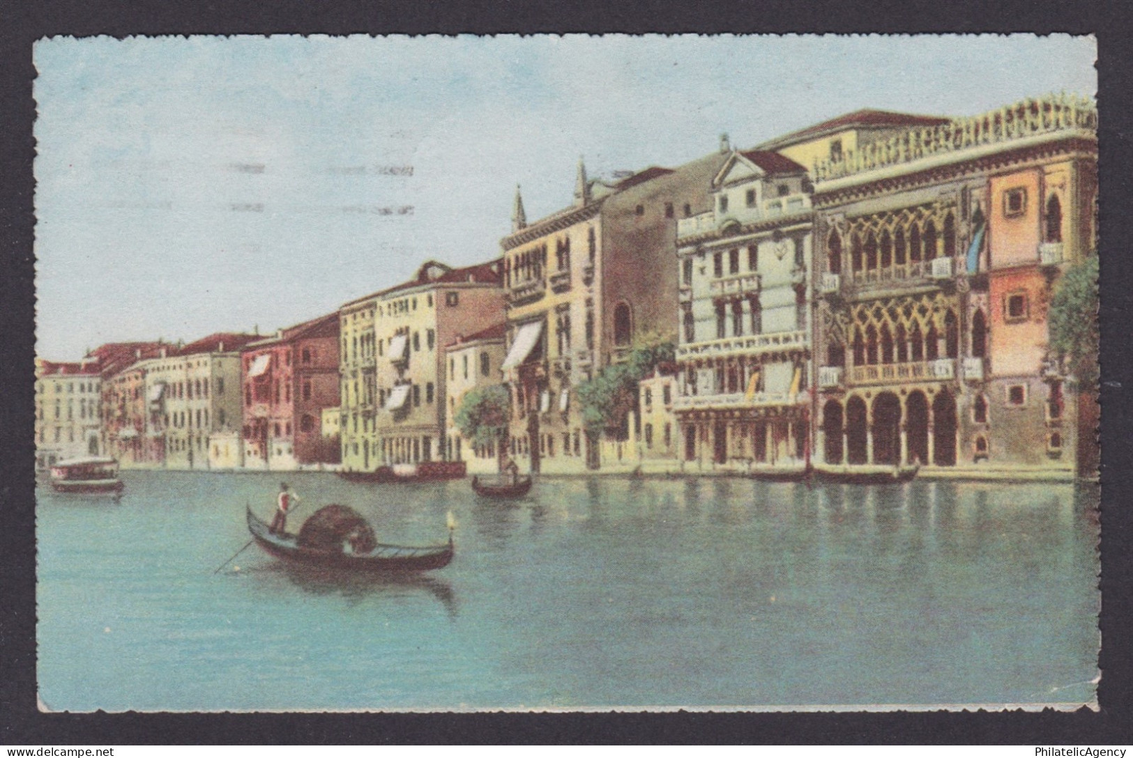ITALY, Vintge postcard, Venice, Grand Canal, Ca' d'Oro
