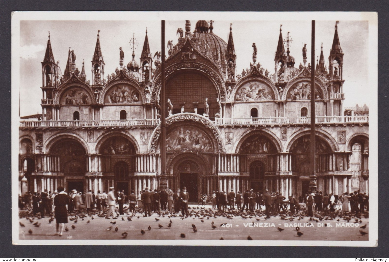 ITALY, Vintge postcard, Venice, St Mark's Basilica