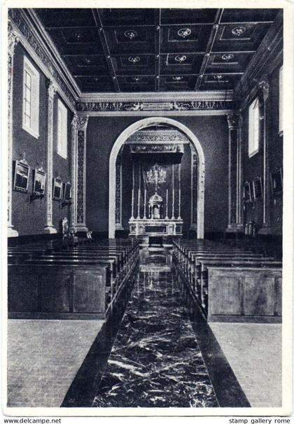 Cartolina d’epoca – Acireale – Cappella Monumentale – Interno chiesa barocca siciliana - viaggiata