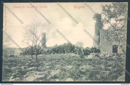 Agrigento Girgenti cartolina ZG0031