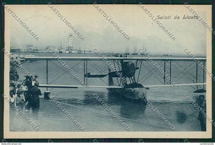 Agrigento Licata Idrovolante cartolina QQ0055