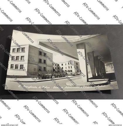 Cartolina S. Margherita di Belice - Stazione Autocorriere e Edificio Scolastico