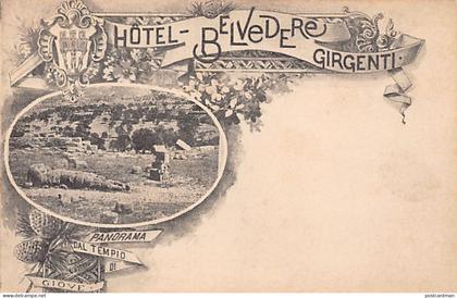 Italia - GIRGENTI Agrigento - Hôtel Belvedere