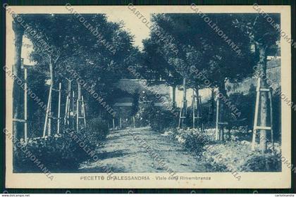 Alessandria Pecetto cartolina QK0943