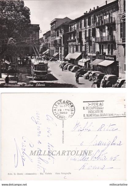 ALESSANDRIA: Piazza Liberta'   1952