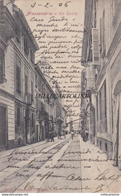 ALESSANDRIA:  Via Dante     1906