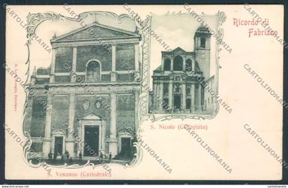 Ancona Fabriano cartolina MQ0804