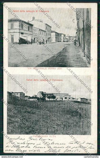 Ancona Falconara cartolina QQ1144