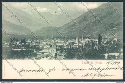 Aosta città cartolina MQ3815