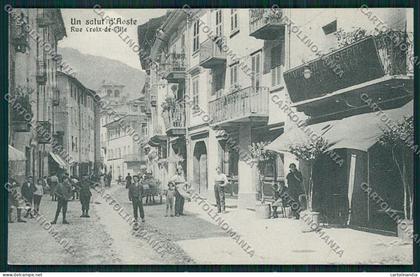 Aosta città cartolina QQ5808