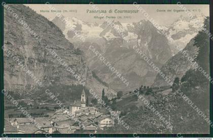 Aosta Courmayeur cartolina KV6246