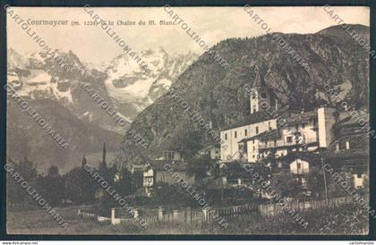 Aosta Courmayeur cartolina MQ4301