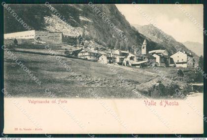 Aosta Valgrisenche cartolina MT2965