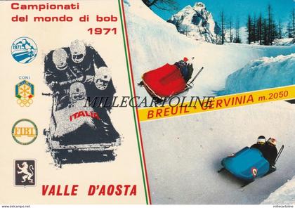 BREUIL - CERVINIA: Campionati del Mondo di Bob   1971
