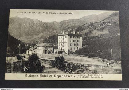Cartolina Moderne Hotel et Dependance - Champoluc