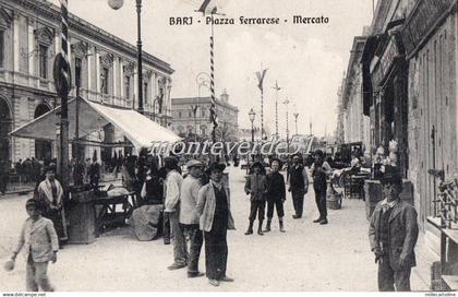 BARI - Piazza Ferrarese - Mercato   1912