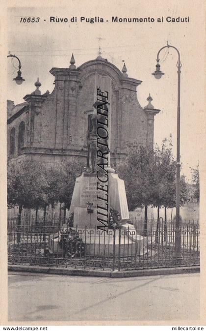 RUVO DI PUGLIA:  Monumento ai Caduti  n. 16653