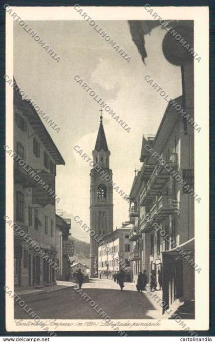 Belluno Cortina cartolina MV4482