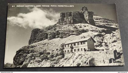 Cartolina Tofane - Punta Marietta - Rifugio Cantore