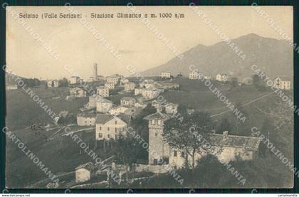 Bergamo Selvino cartolina QT0767