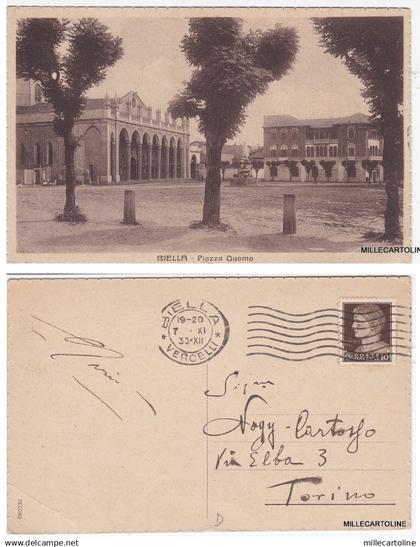 # BIELLA: PIAZZA DUOMO   1933
