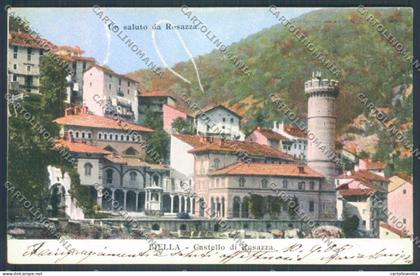 Biella Rosazza cartolina ZT5771