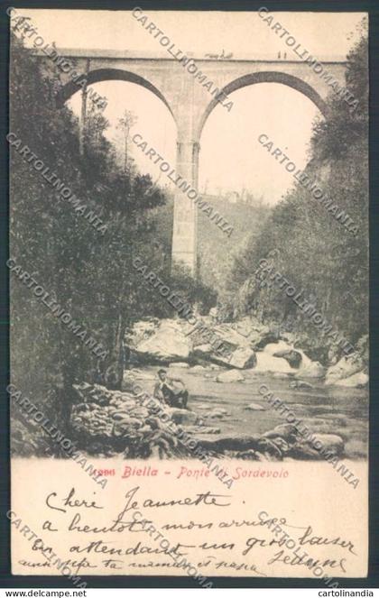 Biella Sordevolo cartolina ZT5910