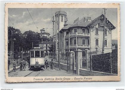 Italia - COSSILA FAVARO (Biella) Tramvia Elettrica Biella-Oropa