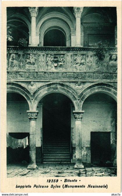 CPA BITONTO Loggiato Palazzo Sylos ITALY (531552)