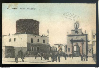cpa d' Italie Bitonto -- Piazza Plebiscito    JU25-11