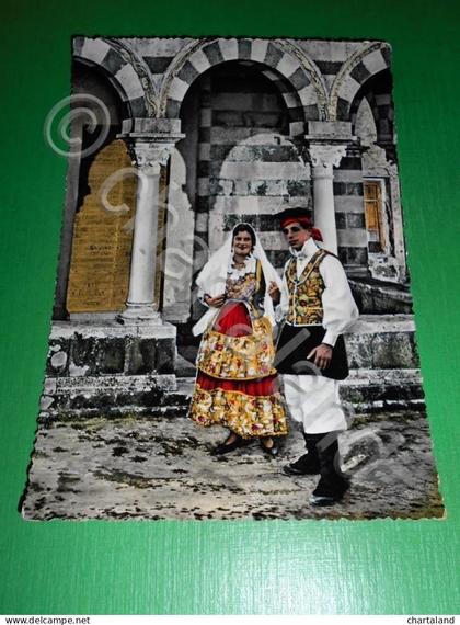 Cartolina Costumi Sardi - Quartù Sant' Elena 1960 ca