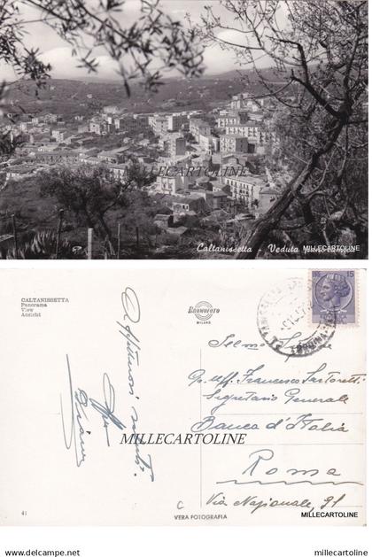 CALTANISSETTA: veduta panoramica   1957