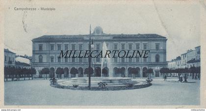 CAMPOBASSO:  Municipio   1924 (mini-cartolina)