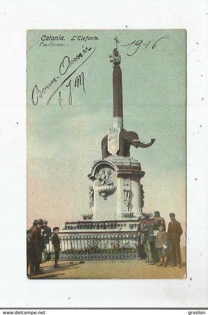 CATANIA L'ELEFANTE 1916