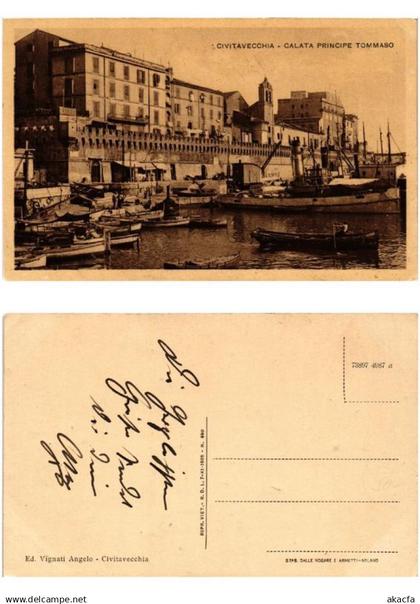 CPA CIVITAVECCHIA Calata Principe Tommaso ITALY (545257)