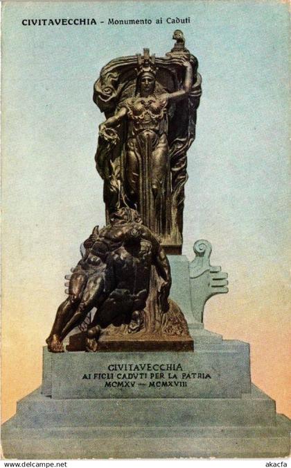 CPA CIVITAVECCHIA Monumento ai Caduti ITALY (545569)