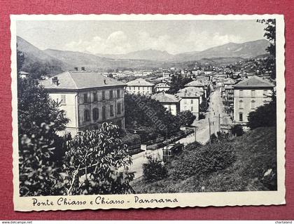 Cartolina - Ponte Chiasso e Chiasso - Panorama - 1937
