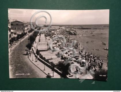Cartolina Crotone - Lido - 1963