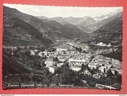 Cartolina - Limone Piemonte ( Cuneo ) - Pamorama - 1951