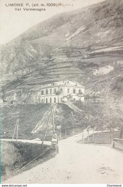 Cartolina - Limone Piemonte - Valle Vermenagna - 1910