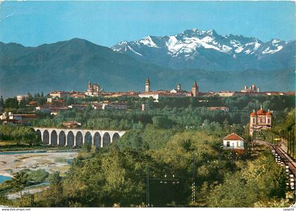 CPM Cuneo panorama les alpes