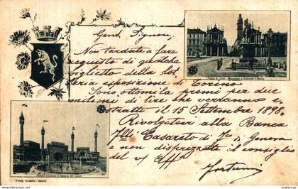 TORINO 1898, Esposizione Generale - Ricordo, Vedutine - Scritta - #013