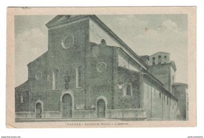 Faenza - Cattedrale Nuova, L'esterno - old Italy postcard