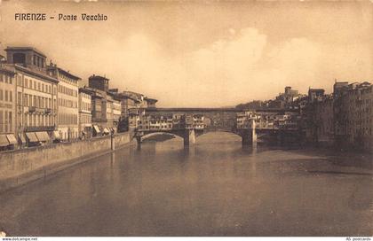 B370 Italy Firenze Florence Ponte Vecchio Bridge vintage postcard