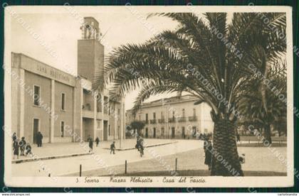Foggia San Severo Fascismo cartolina KVM1217