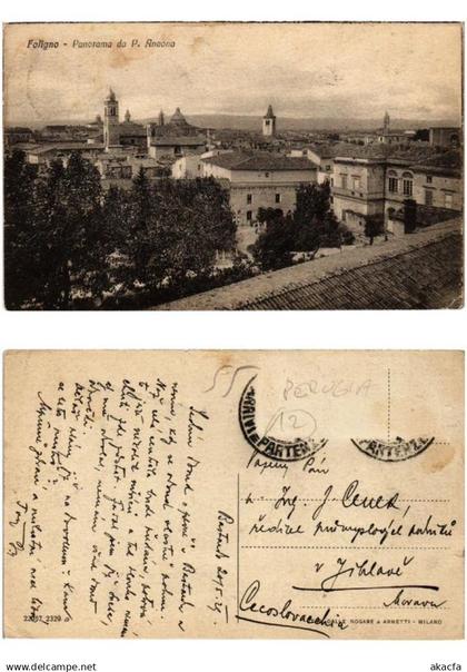 CPA FOLIGNO Panorama da P.Ancona ITALY (546663)