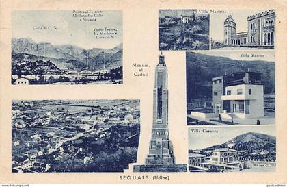 Italia - SEQUALS (PN) Monum. ai Caduti - Villa Zanier - Marietta - Carnera